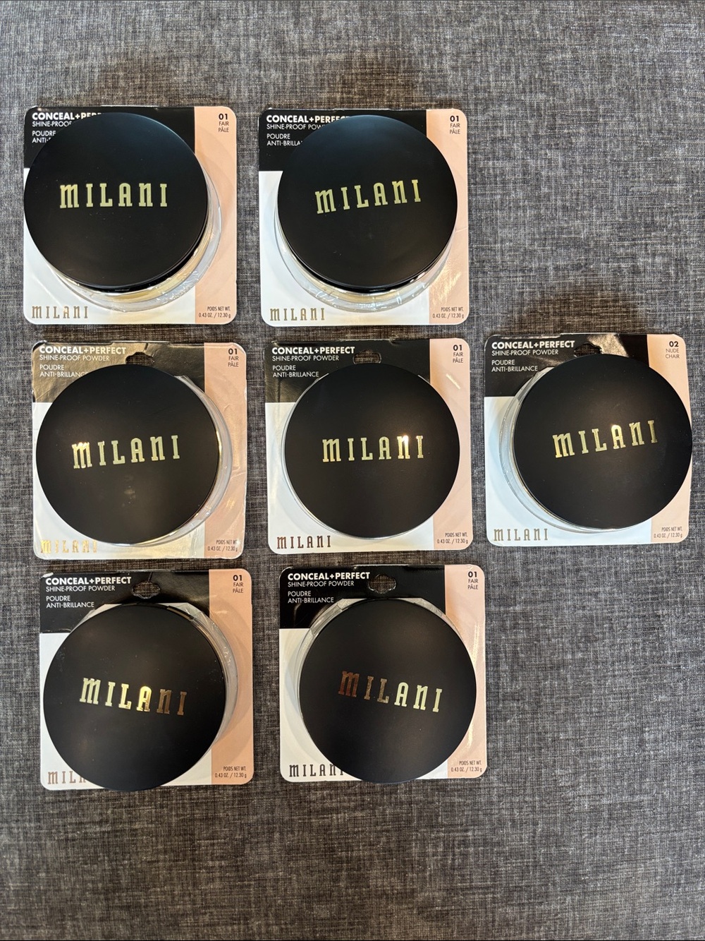 Milani Conceal + Perfect Setting Powder - Black & Gold Packaging
